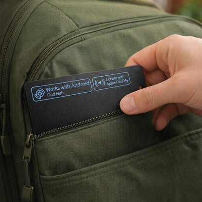 Tarjeta localizadora ultrafina recargable para Iphone y Android